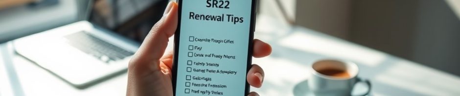renewing sr22 insurance tips